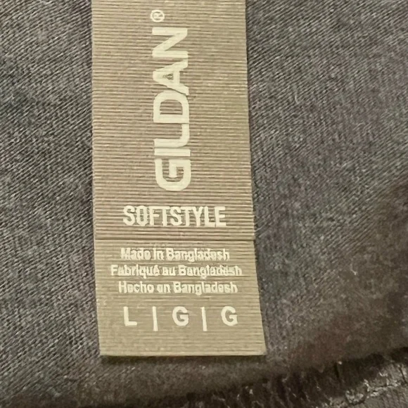 Gildan Black Tee Guitar Hero Size L - Picture 2 of 5